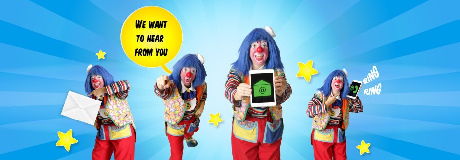 Clownatec birthday contact us
