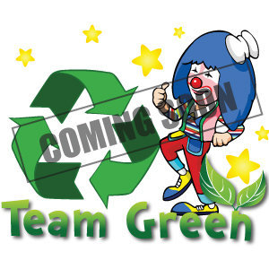 Clownatec magic show educational team green coming soon