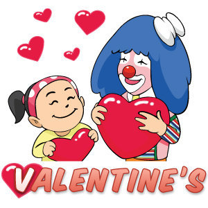 Clownatec magic shows holiday themes valentine