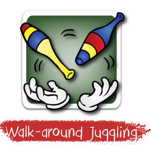 Clownatec school schoolyard entertainment walk around juggling