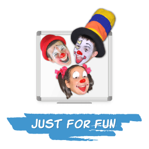 Clownatec corporate magic shows icons just for fun