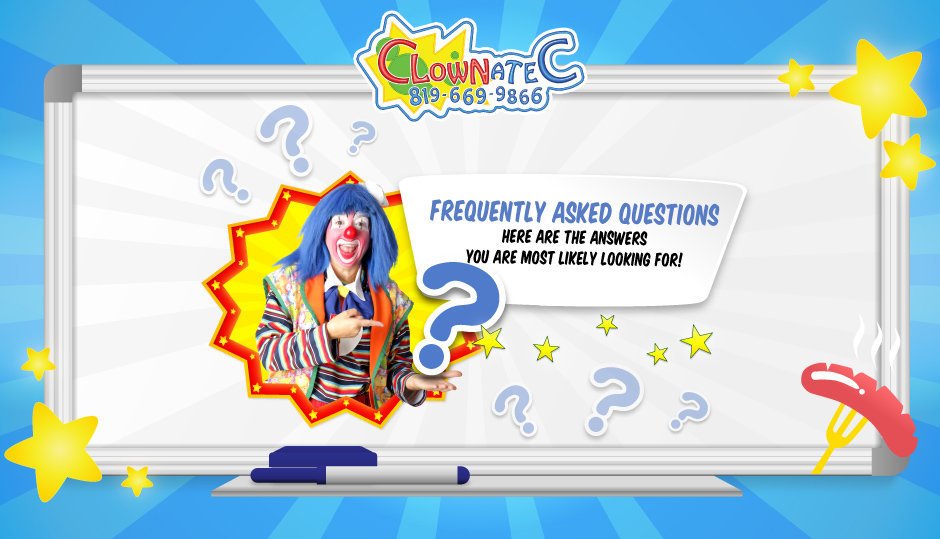 Clownatec corporate specialize entertainment FAQ