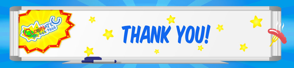 clownatec corporate thank you