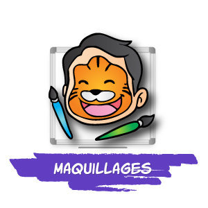 clownatec corporatif divertissement familial icons maquillages