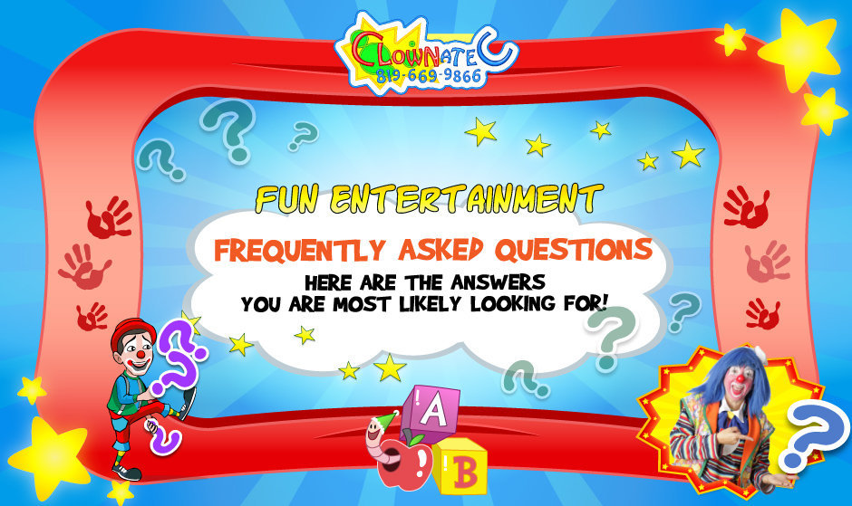 clownatec daycare yard entertainment FAQ