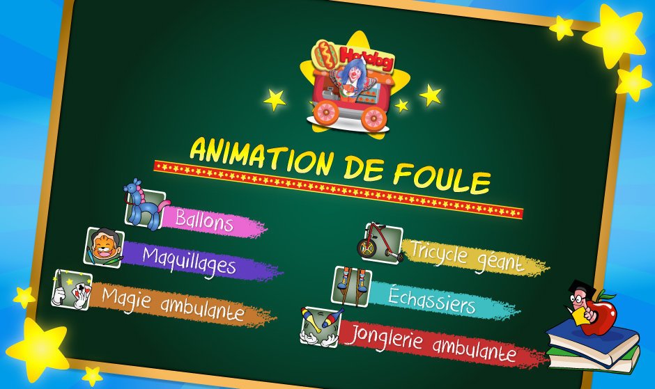clownatec ecole animation de foule