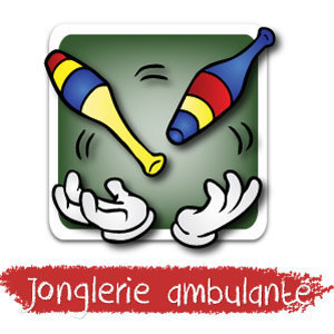 clownatec ecole animation foule icons jonglerie ambulante