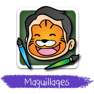 clownatec ecole animation foule icons maquillages