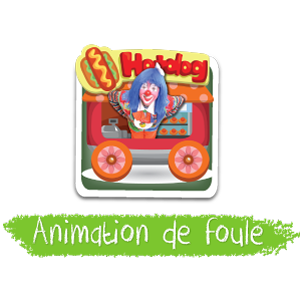 clownatec ecole specialistes du divertissement scolaire icons animaiton de foule