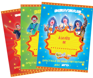 Clownatec fete enfants documents pratique posters