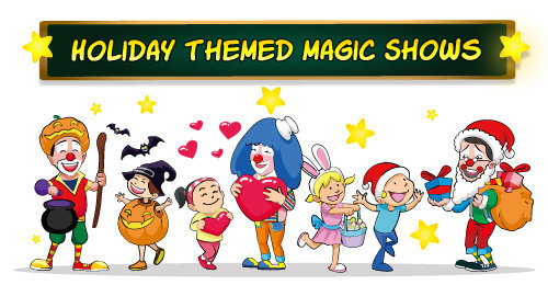 Clownatec school magic shows holiday themes reviews