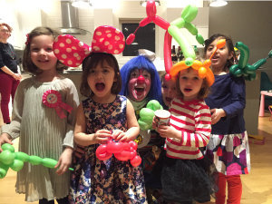 clownatec birthday balloons facepainting clown kitty photo-3