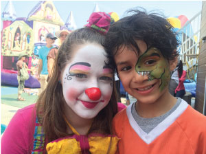 clownatec fete enfant maquillage 