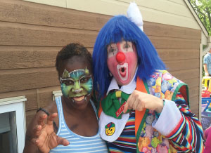 clownatec birthday face painting photo