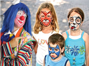 clownatec birthday face painting photo