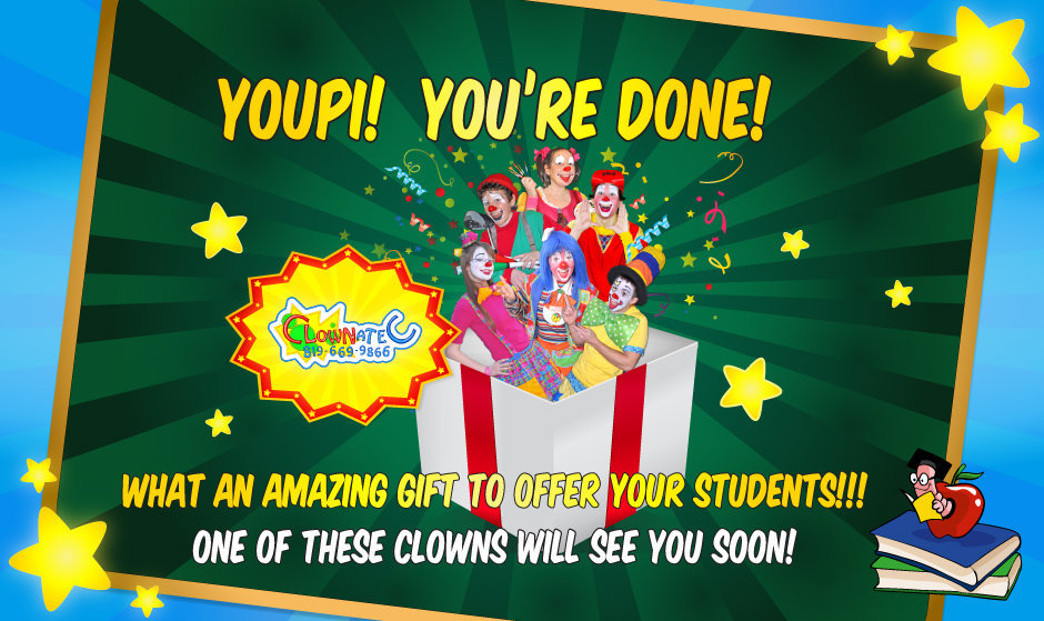 Clownatec school booking reviewed