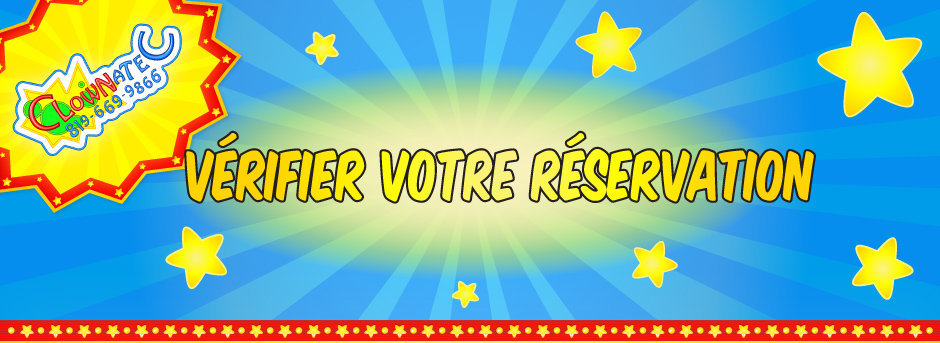 Clownatec fete enfants verifiez votre reservation