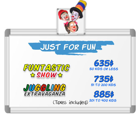 clownatec school e-promo-kit just for fun prices