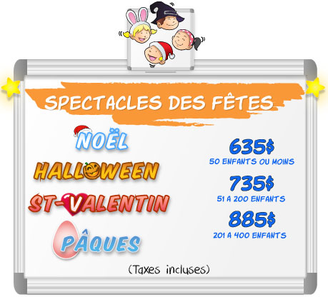 clownatec school e-promo-kit holiday themes prices