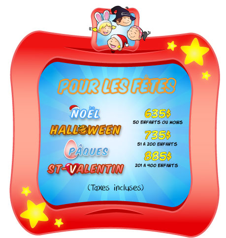 clownatec school e-promo-kit holiday themes prices