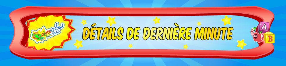 Clownatec ecole derniers details