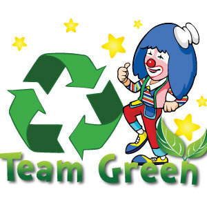 Clownatec magic show educational team green coming soon