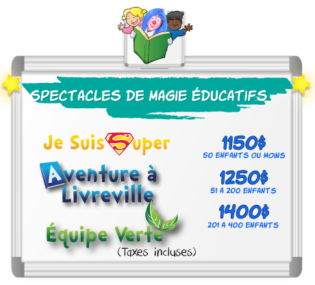 clownatec school e-promo kit educational magic shows prices