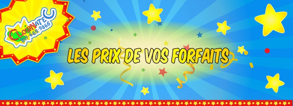 clownatec fete enfant e-prmo forfait prix